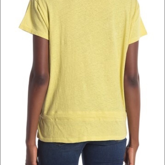 New Madewell Drawstring Tee Golden Apple - Picture 2 of 2